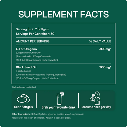 Oil Of Oregano Softgels